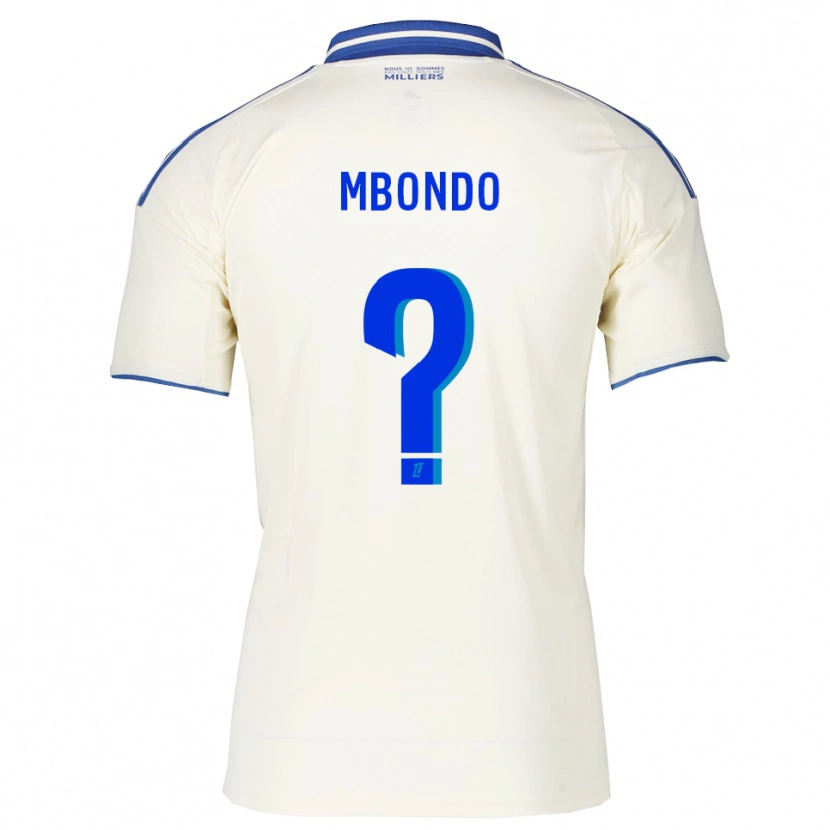 Danxen Dětské Fredy André Mbondo #0 Šampaňská Modrá Daleko Hráčské Dresy 2025/26 Dres