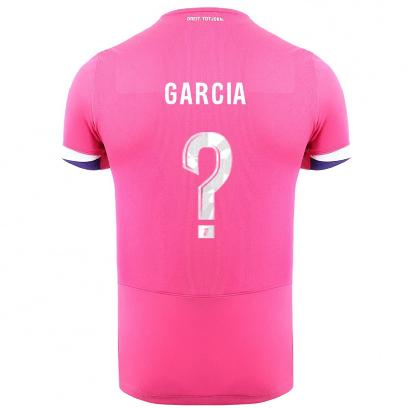Danxen Dětské Deborah Garcia #0 Růžová Bílá Daleko Hráčské Dresy 2025/26 Dres