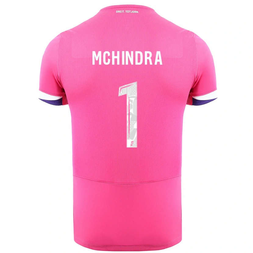 Danxen Dětské Naime Said Mchindra #1 Růžová Bílá Daleko Hráčské Dresy 2025/26 Dres