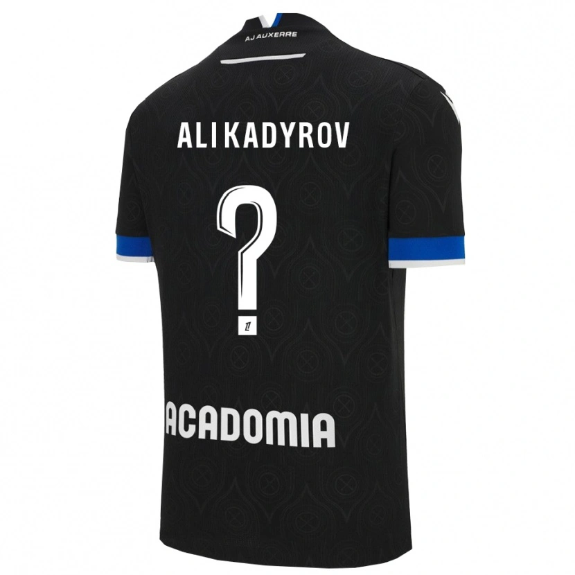 Danxen Dětské Tourpal Ali Kadyrov #0 Černá Bílá Daleko Hráčské Dresy 2025/26 Dres