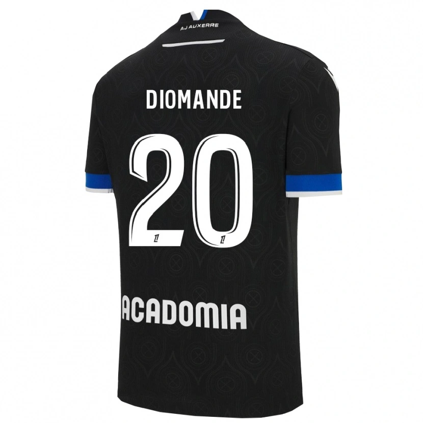 Danxen Dětské Sinaly Diomandé #20 Černá Bílá Daleko Hráčské Dresy 2025/26 Dres