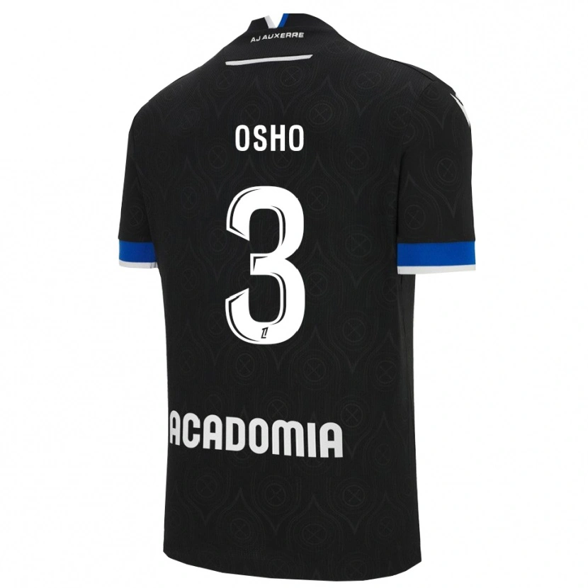 Danxen Dětské Gabriel Osho #3 Černá Bílá Daleko Hráčské Dresy 2025/26 Dres