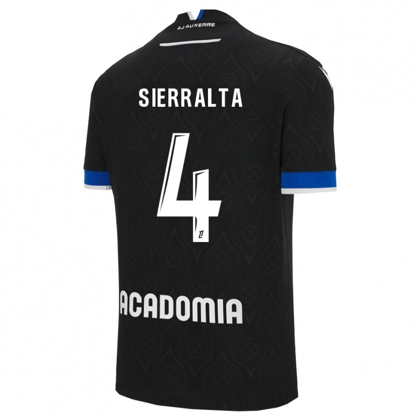 Danxen Dětské Francisco Sierralta #4 Černá Bílá Daleko Hráčské Dresy 2025/26 Dres