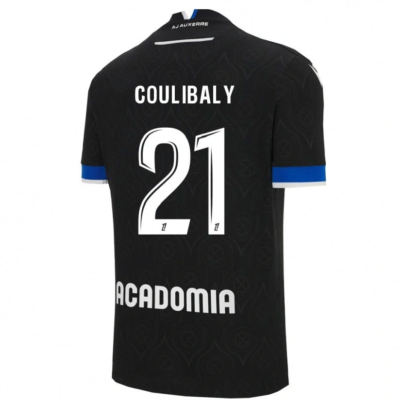 Danxen Dětské Lasso Coulibaly #21 Černá Bílá Daleko Hráčské Dresy 2025/26 Dres