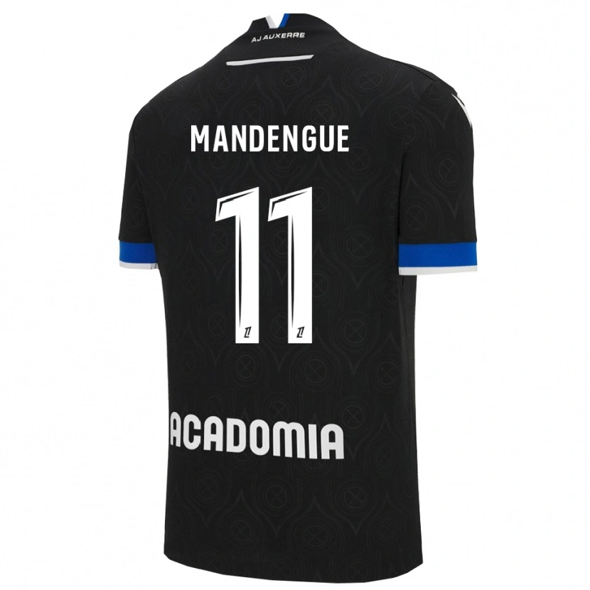 Danxen Dětské Rayan Mandengue #11 Černá Bílá Daleko Hráčské Dresy 2025/26 Dres