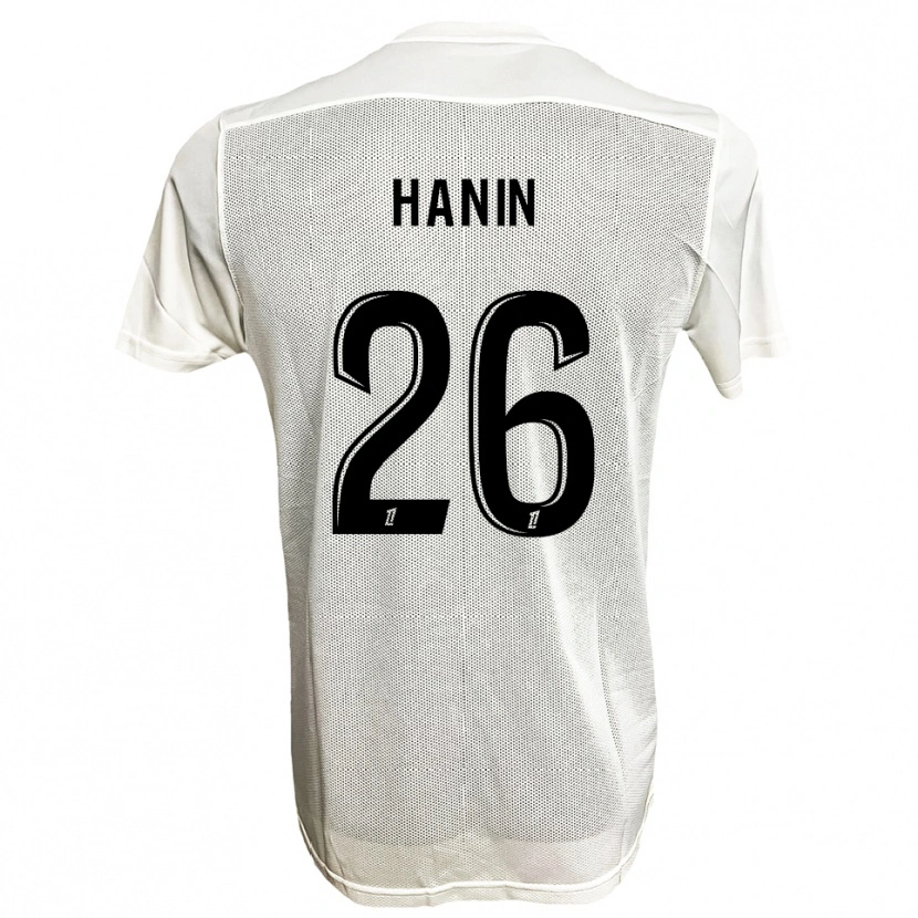 Danxen Dětské Florent Hanin #26 Černá Bílá Daleko Hráčské Dresy 2025/26 Dres