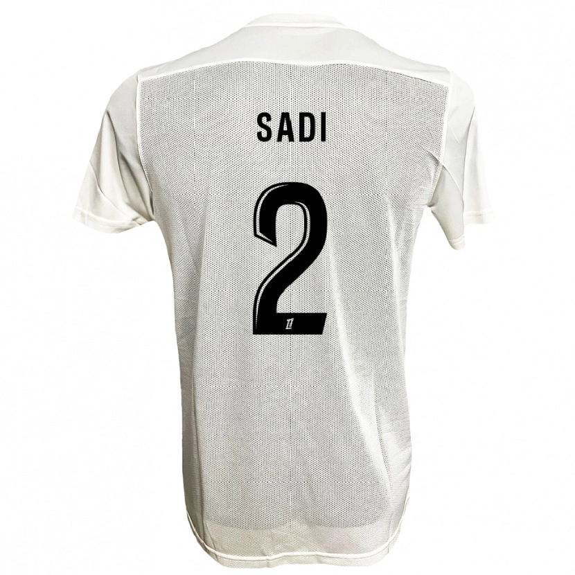 Danxen Dětské Aymen Sadi #2 Černá Bílá Daleko Hráčské Dresy 2025/26 Dres