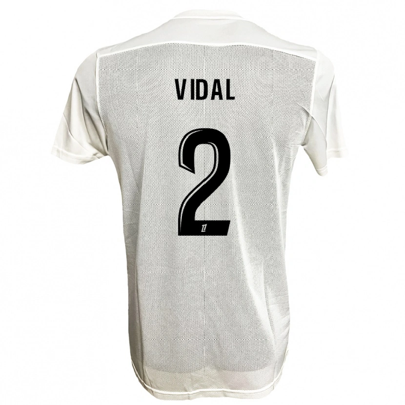 Danxen Dětské Abdaiyaan Vidal #2 Černá Bílá Daleko Hráčské Dresy 2025/26 Dres