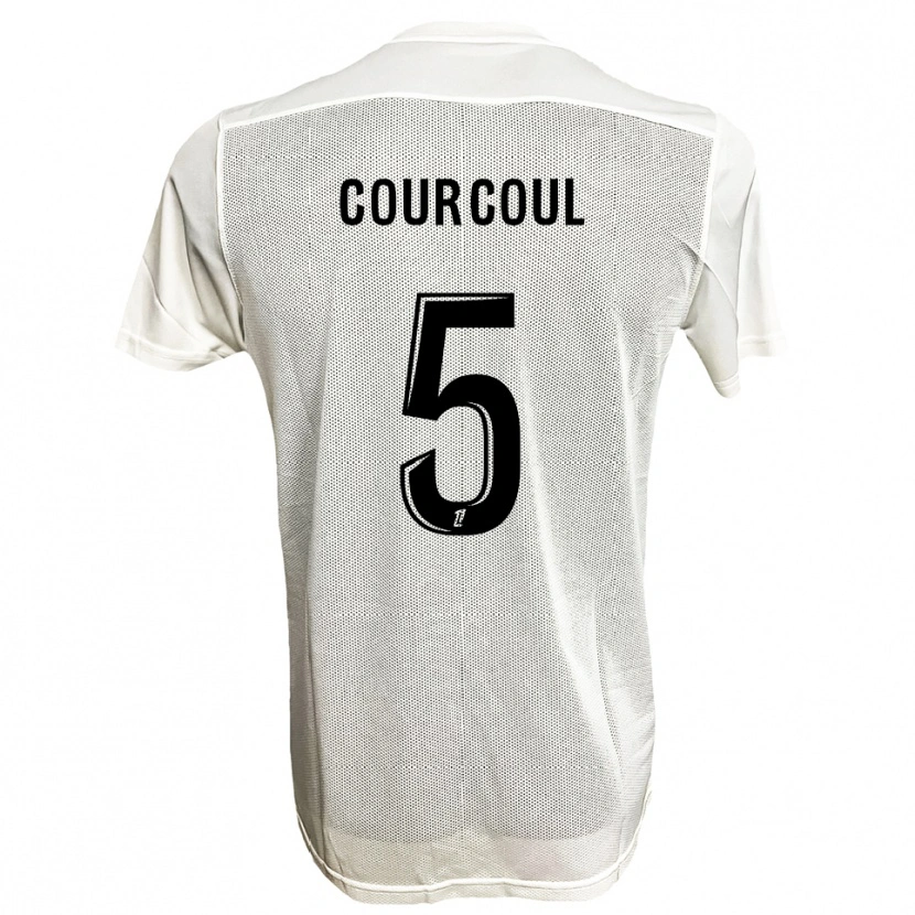 Danxen Dětské Marius Courcoul #5 Černá Bílá Daleko Hráčské Dresy 2025/26 Dres