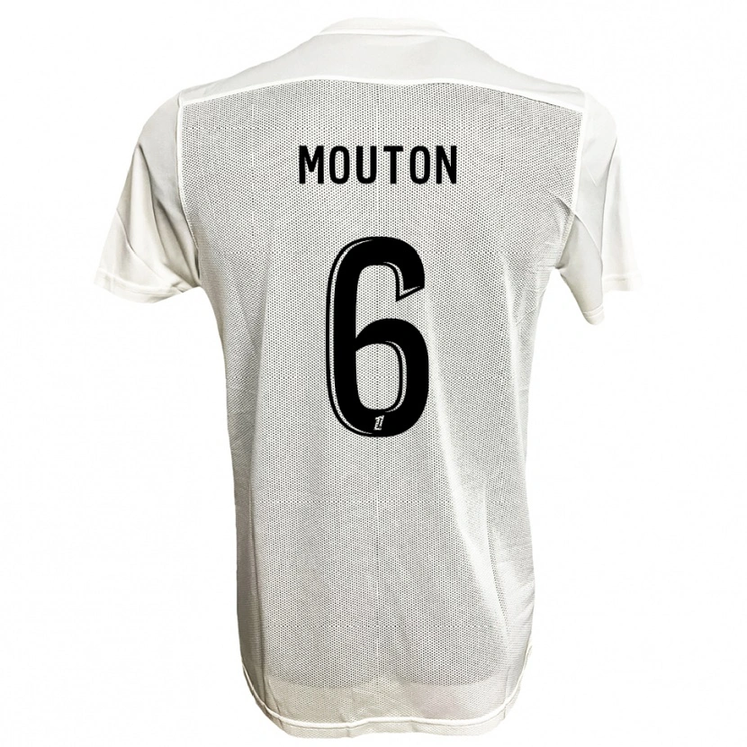 Danxen Dětské Louis Mouton #6 Černá Bílá Daleko Hráčské Dresy 2025/26 Dres