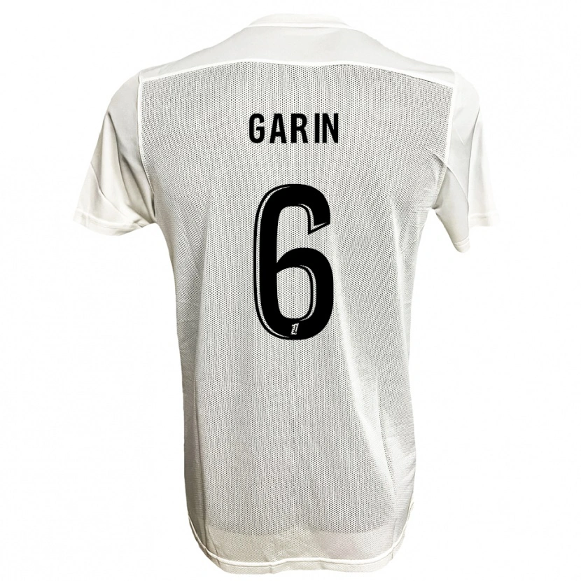 Danxen Dětské Ilann Garin #6 Černá Bílá Daleko Hráčské Dresy 2025/26 Dres