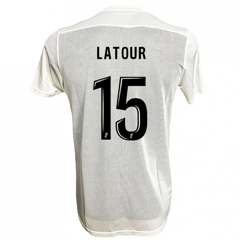 Danxen Dětské Léo Latour #15 Černá Bílá Daleko Hráčské Dresy 2025/26 Dres