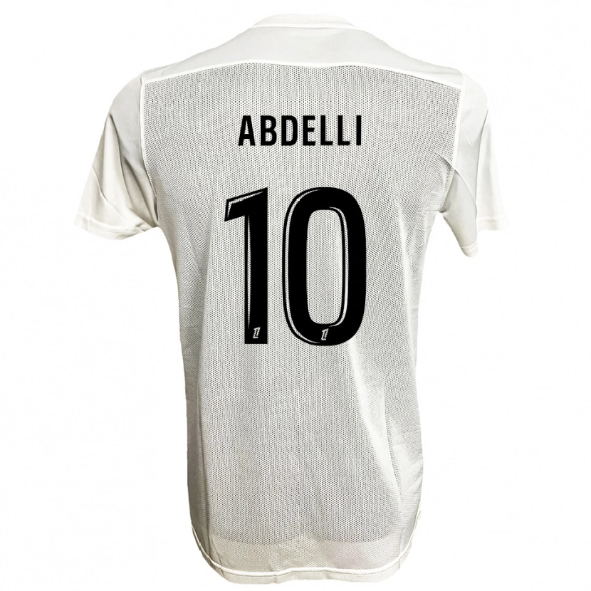 Danxen Dětské Himad Abdelli #10 Černá Bílá Daleko Hráčské Dresy 2025/26 Dres