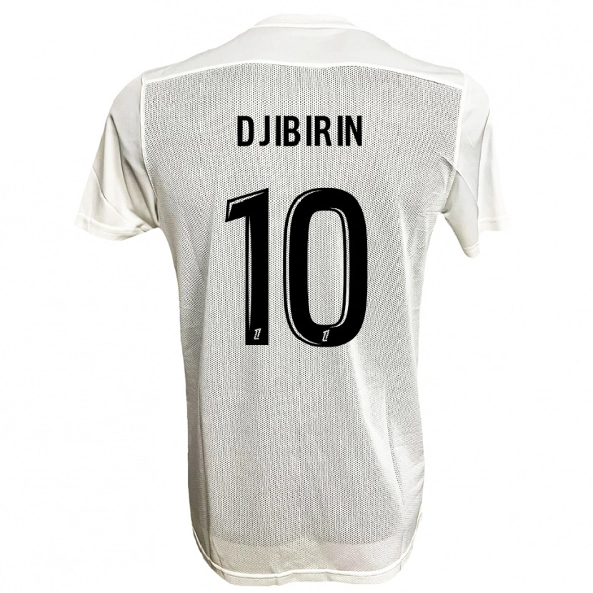 Danxen Dětské Harouna Djibirin #10 Černá Bílá Daleko Hráčské Dresy 2025/26 Dres