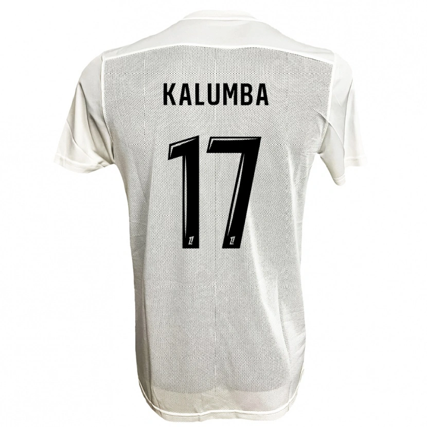 Danxen Dětské Justin Kalumba #17 Černá Bílá Daleko Hráčské Dresy 2025/26 Dres