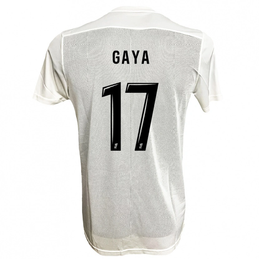Danxen Dětské Yacine Gaya #17 Černá Bílá Daleko Hráčské Dresy 2025/26 Dres