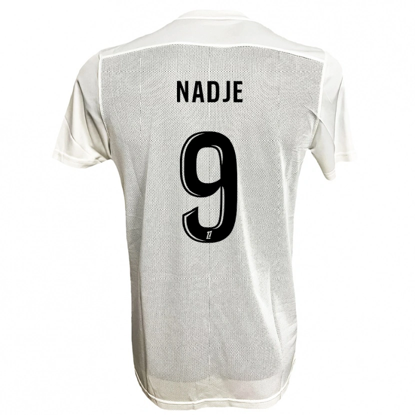Danxen Dětské Guédé Nadje #9 Černá Bílá Daleko Hráčské Dresy 2025/26 Dres