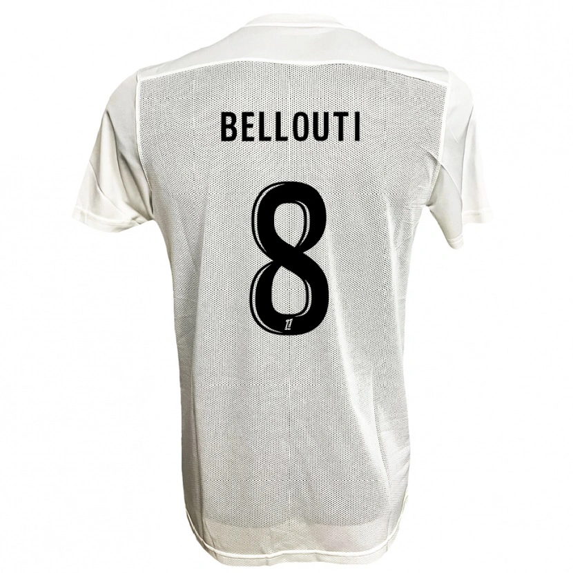 Danxen Dětské Enzo Bellouti #8 Černá Bílá Daleko Hráčské Dresy 2025/26 Dres