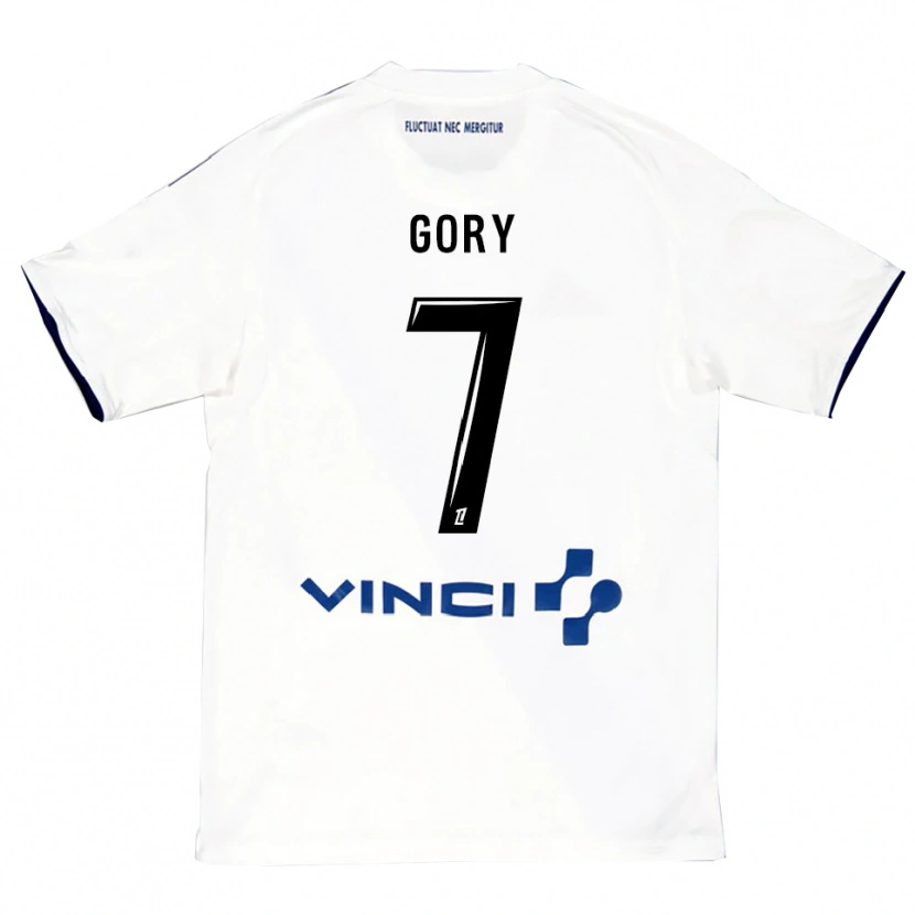 Danxen Dětské Alimami Gory #7 Bílá Modrá Daleko Hráčské Dresy 2025/26 Dres