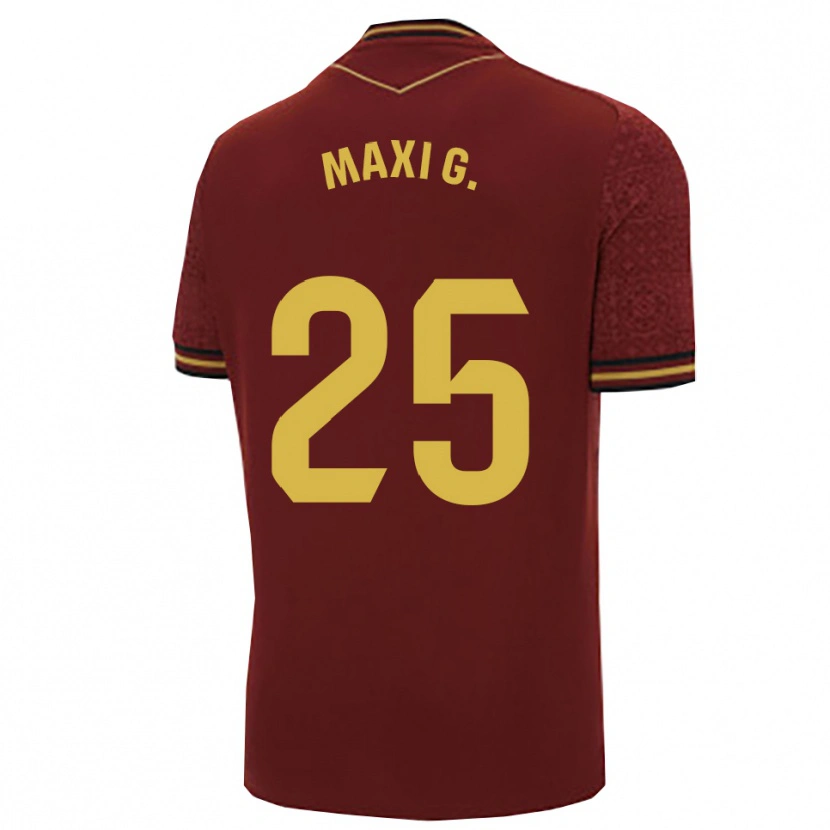 Danxen Dětské Maxi Gomez #25 Burgundská Zlatá Daleko Hráčské Dresy 2025/26 Dres