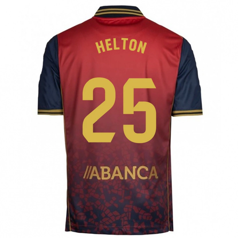 Danxen Dětské Helton Leite #25 Červená Tmavě Modrá Daleko Hráčské Dresy 2025/26 Dres
