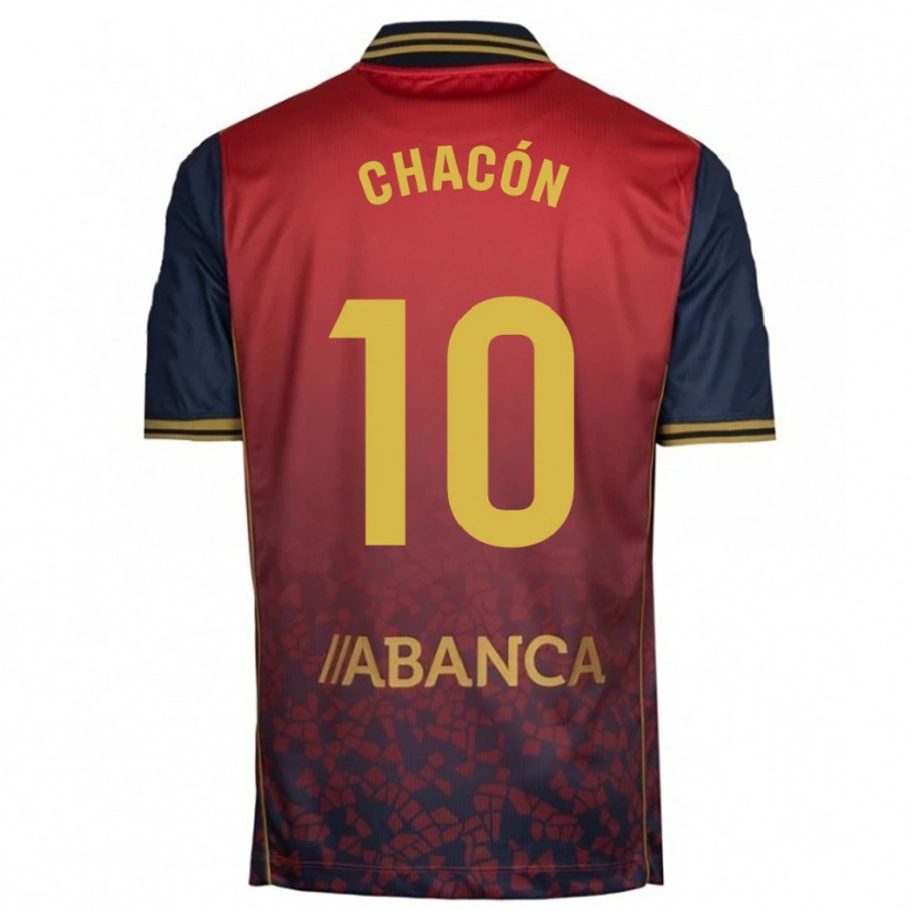 Danxen Dětské Luis Chacón #10 Červená Tmavě Modrá Daleko Hráčské Dresy 2025/26 Dres