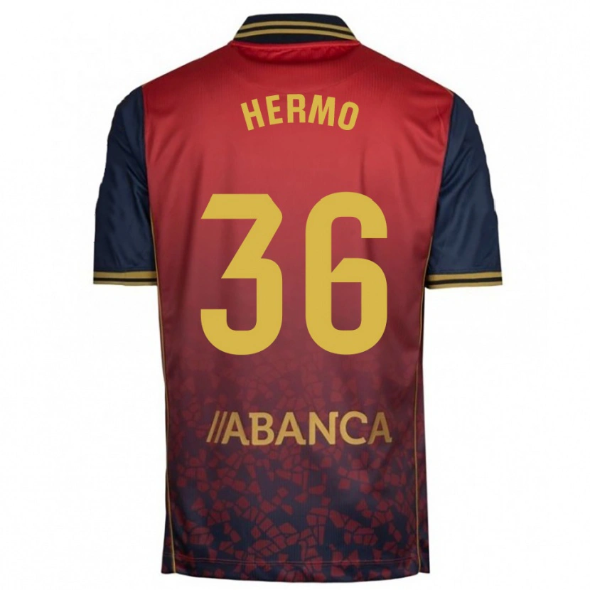 Danxen Dětské Mario Hermo #36 Červená Tmavě Modrá Daleko Hráčské Dresy 2025/26 Dres