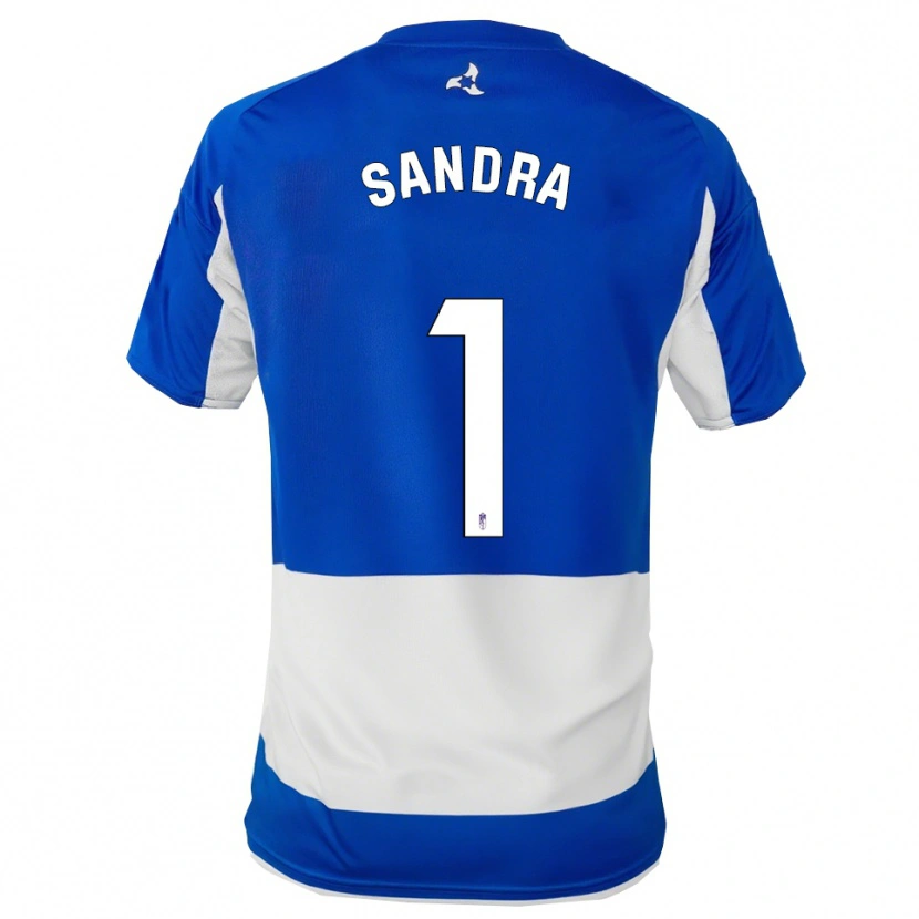 Danxen Dětské Sandra #1 Modrá Bílá Daleko Hráčské Dresy 2025/26 Dres