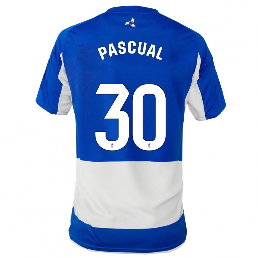 Danxen Dětské Jorge Pascual #30 Modrá Bílá Daleko Hráčské Dresy 2025/26 Dres