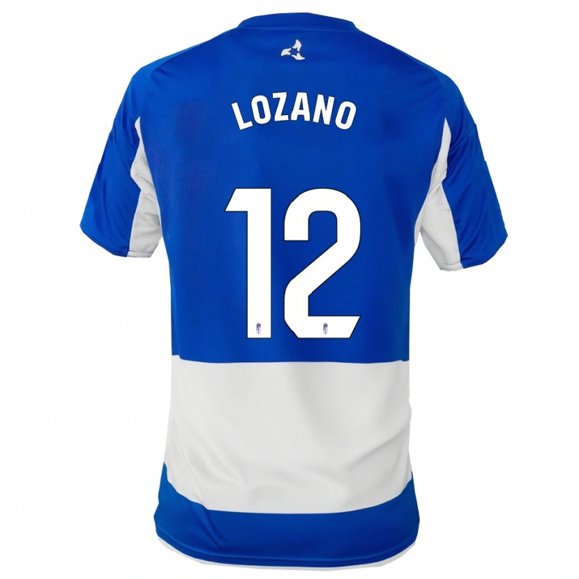 Danxen Dětské Hugo Lozano #12 Modrá Bílá Daleko Hráčské Dresy 2025/26 Dres