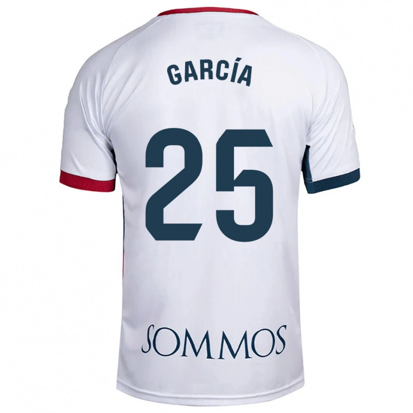 Danxen Dětské Jaime García #25 Bílá Červená Daleko Hráčské Dresy 2025/26 Dres