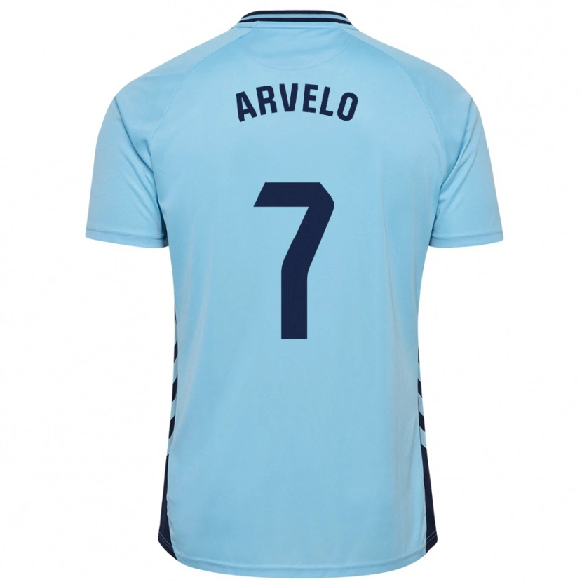 Danxen Dětské Adam Arvelo #7 Nebesky Modrá Daleko Hráčské Dresy 2025/26 Dres