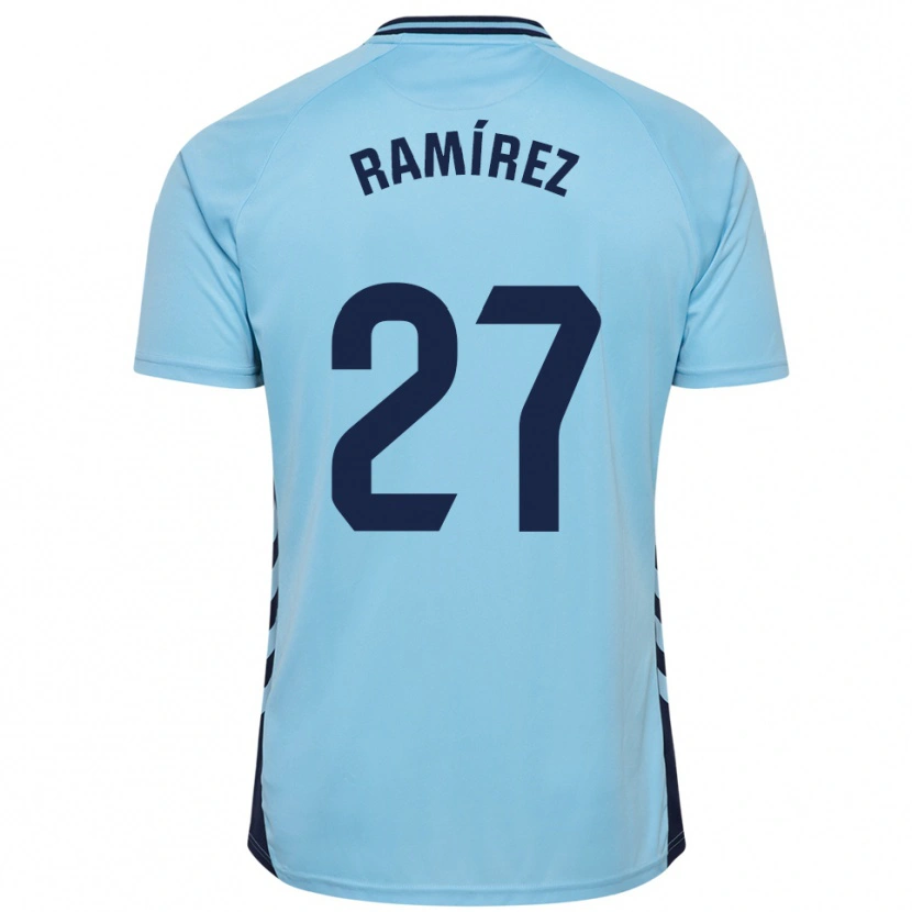 Danxen Dětské Kirian Ramírez #27 Nebesky Modrá Daleko Hráčské Dresy 2025/26 Dres