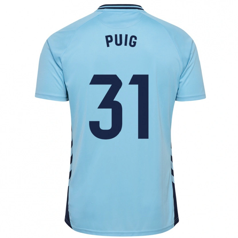 Danxen Dětské Victor Puig #31 Nebesky Modrá Daleko Hráčské Dresy 2025/26 Dres