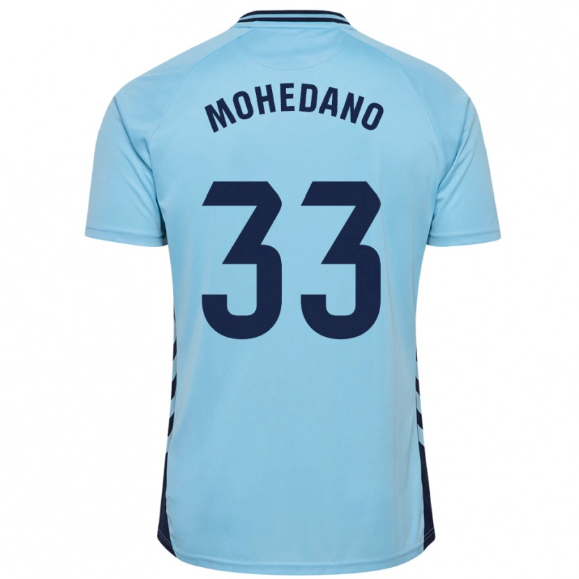 Danxen Dětské Eduard Mohedano #33 Nebesky Modrá Daleko Hráčské Dresy 2025/26 Dres