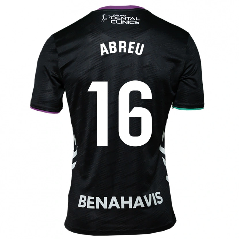 Danxen Dětské Marco Abreu #16 Černá Fialová Zelená Daleko Hráčské Dresy 2025/26 Dres