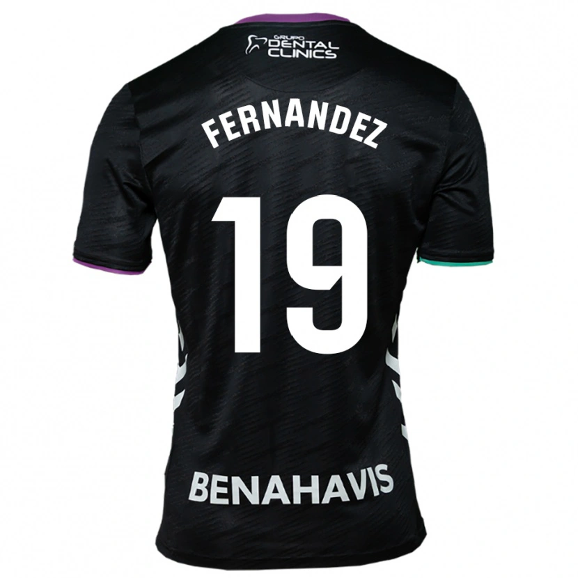 Danxen Dětské Raúl Fernández #19 Černá Fialová Zelená Daleko Hráčské Dresy 2025/26 Dres