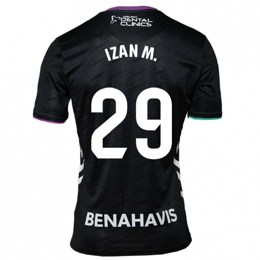 Danxen Dětské Izan Merino #29 Černá Fialová Zelená Daleko Hráčské Dresy 2025/26 Dres