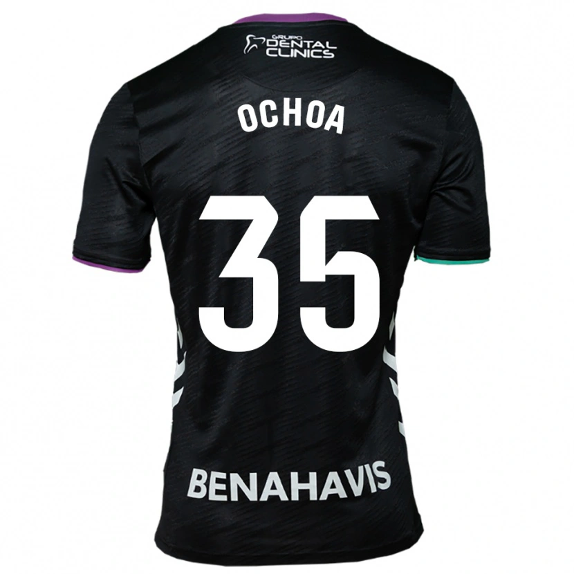 Danxen Dětské Aarón Ochoa #35 Černá Fialová Zelená Daleko Hráčské Dresy 2025/26 Dres