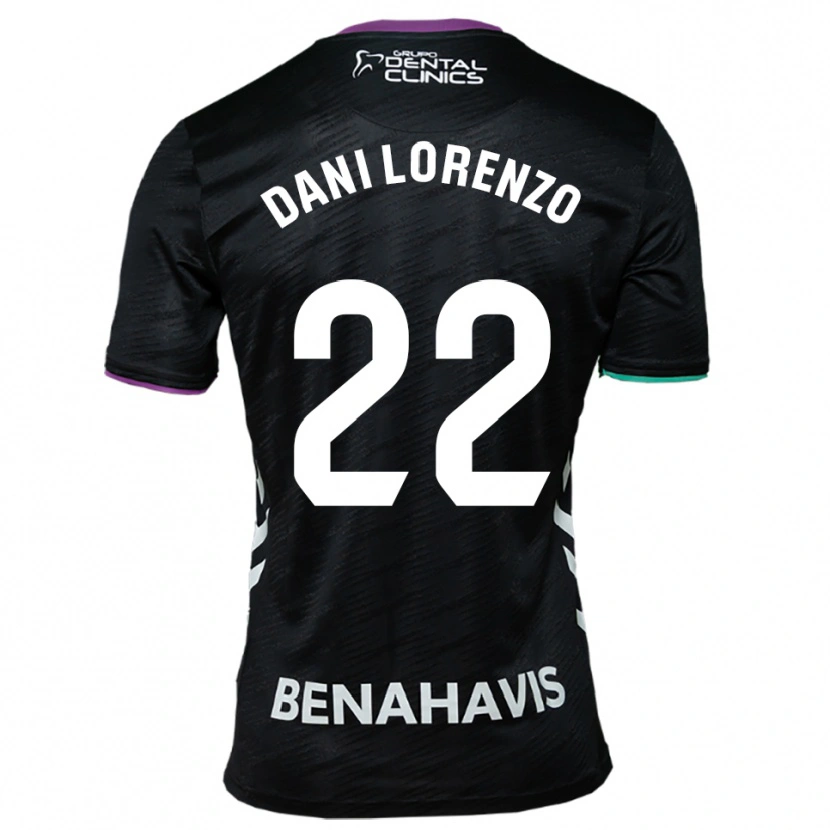 Danxen Dětské Dani Lorenzo #22 Černá Fialová Zelená Daleko Hráčské Dresy 2025/26 Dres