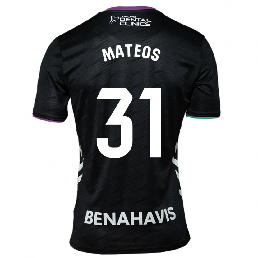 Danxen Dětské Álex Mateos #31 Černá Fialová Zelená Daleko Hráčské Dresy 2025/26 Dres