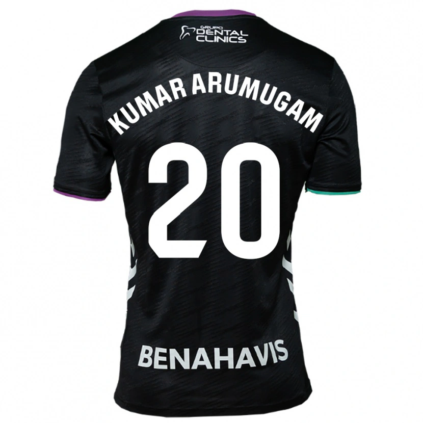 Danxen Dětské Suk Kumar Arumugam #20 Černá Fialová Zelená Daleko Hráčské Dresy 2025/26 Dres