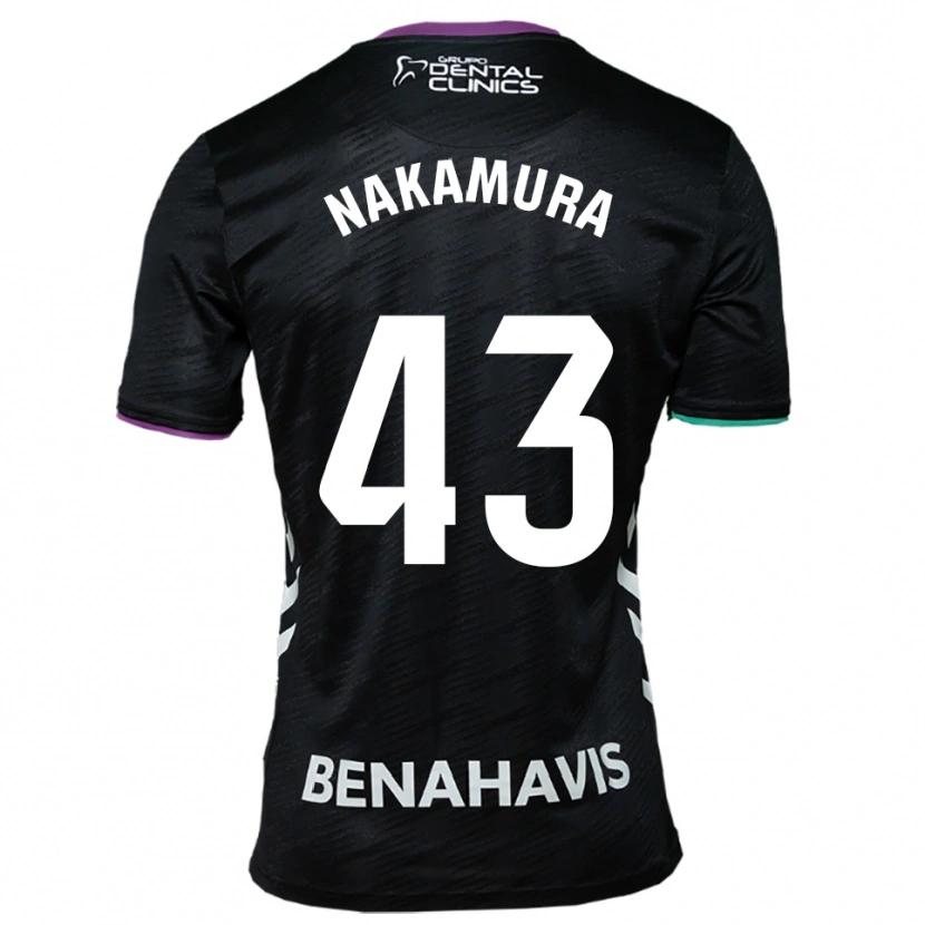 Danxen Dětské Mare Nakamura #43 Černá Fialová Zelená Daleko Hráčské Dresy 2025/26 Dres