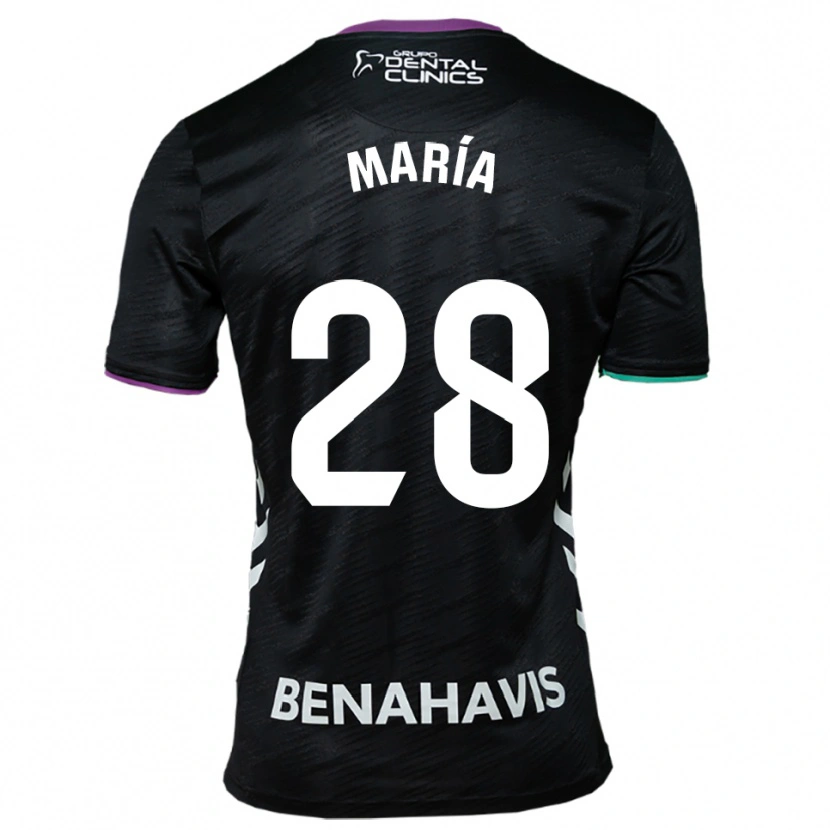 Danxen Dětské María Albacete Pato #28 Černá Fialová Zelená Daleko Hráčské Dresy 2025/26 Dres