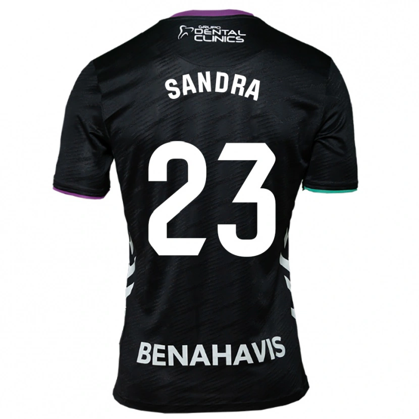 Danxen Dětské Sandra #23 Černá Fialová Zelená Daleko Hráčské Dresy 2025/26 Dres
