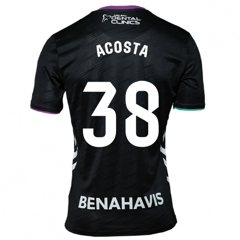 Danxen Dětské Judith Acosta #38 Černá Fialová Zelená Daleko Hráčské Dresy 2025/26 Dres