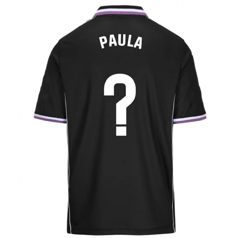 Danxen Dětské Paula Rodríguez Mallafre #0 Fialová Černá Daleko Hráčské Dresy 2025/26 Dres