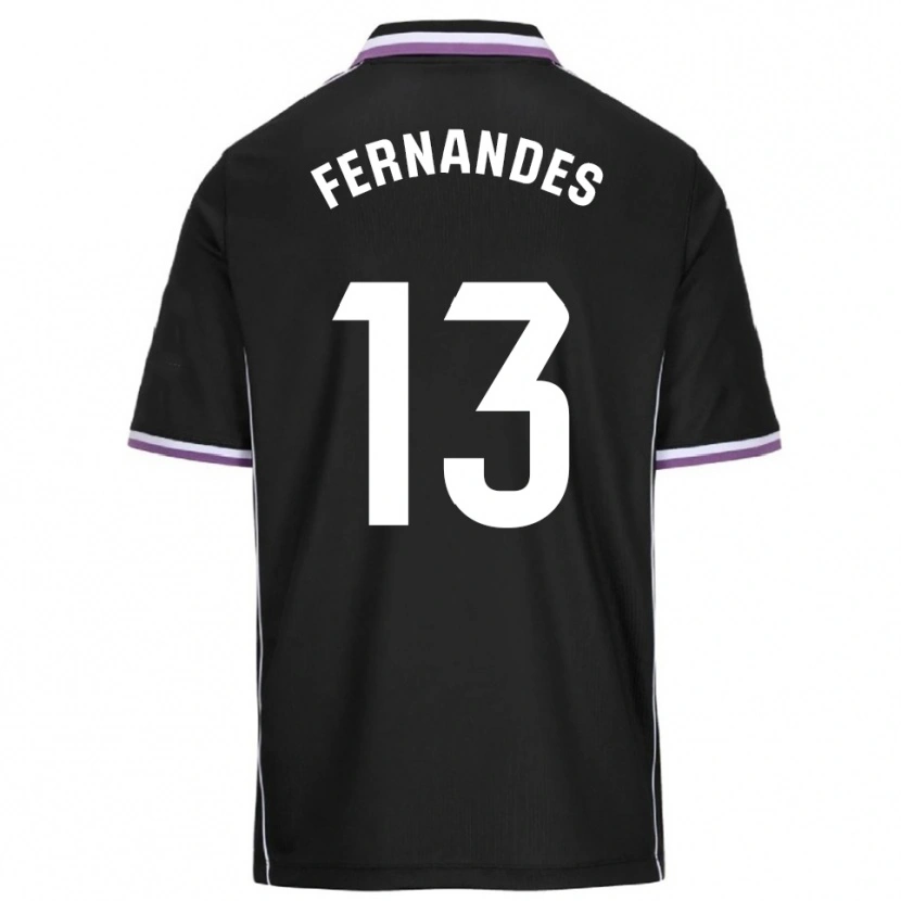 Danxen Dětské Guilherme Fernandes #13 Fialová Černá Daleko Hráčské Dresy 2025/26 Dres
