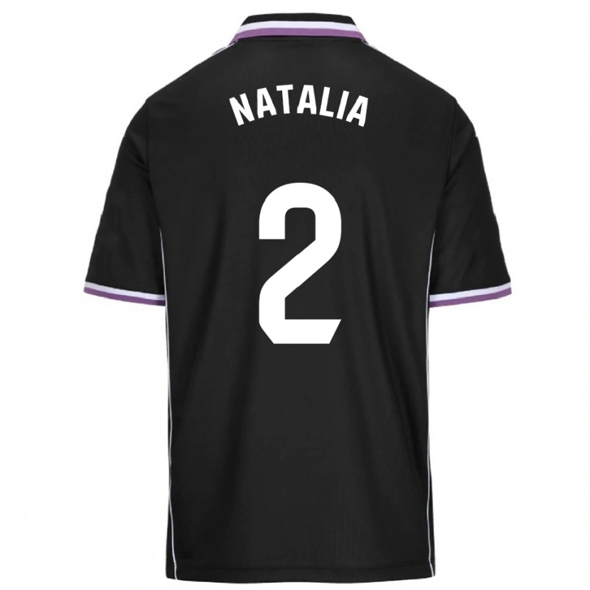 Danxen Dětské Natalia Delgado Calle #2 Fialová Černá Daleko Hráčské Dresy 2025/26 Dres