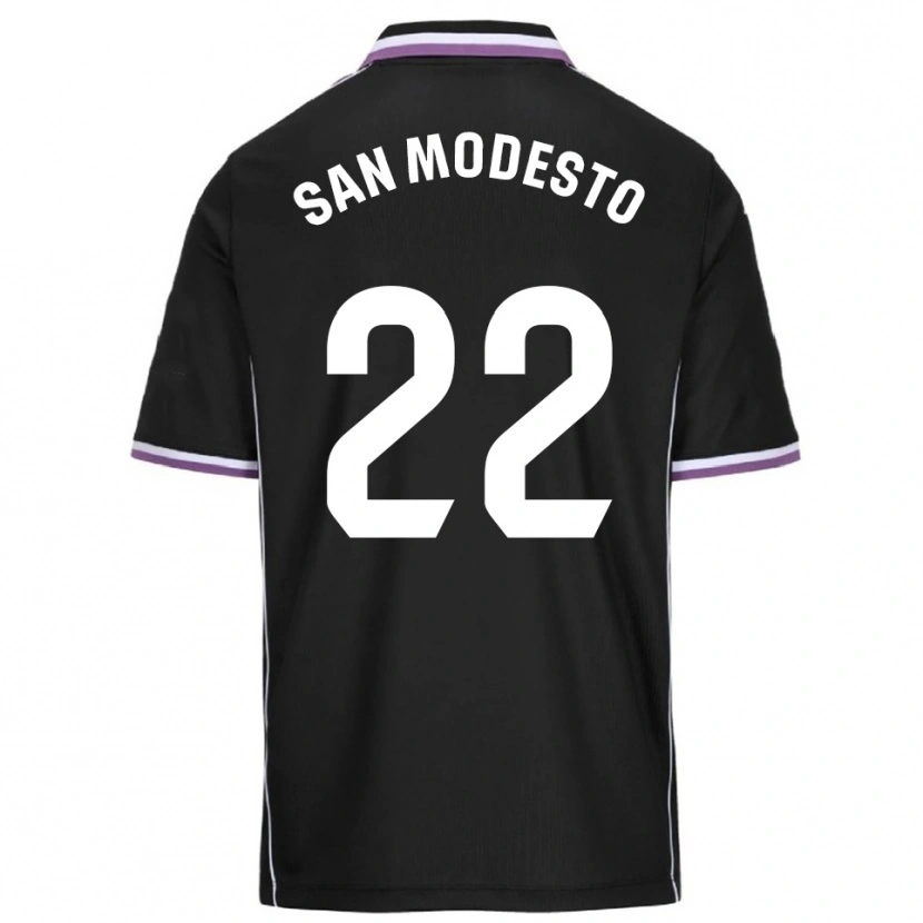 Danxen Dětské Hugo San Modesto #22 Fialová Černá Daleko Hráčské Dresy 2025/26 Dres